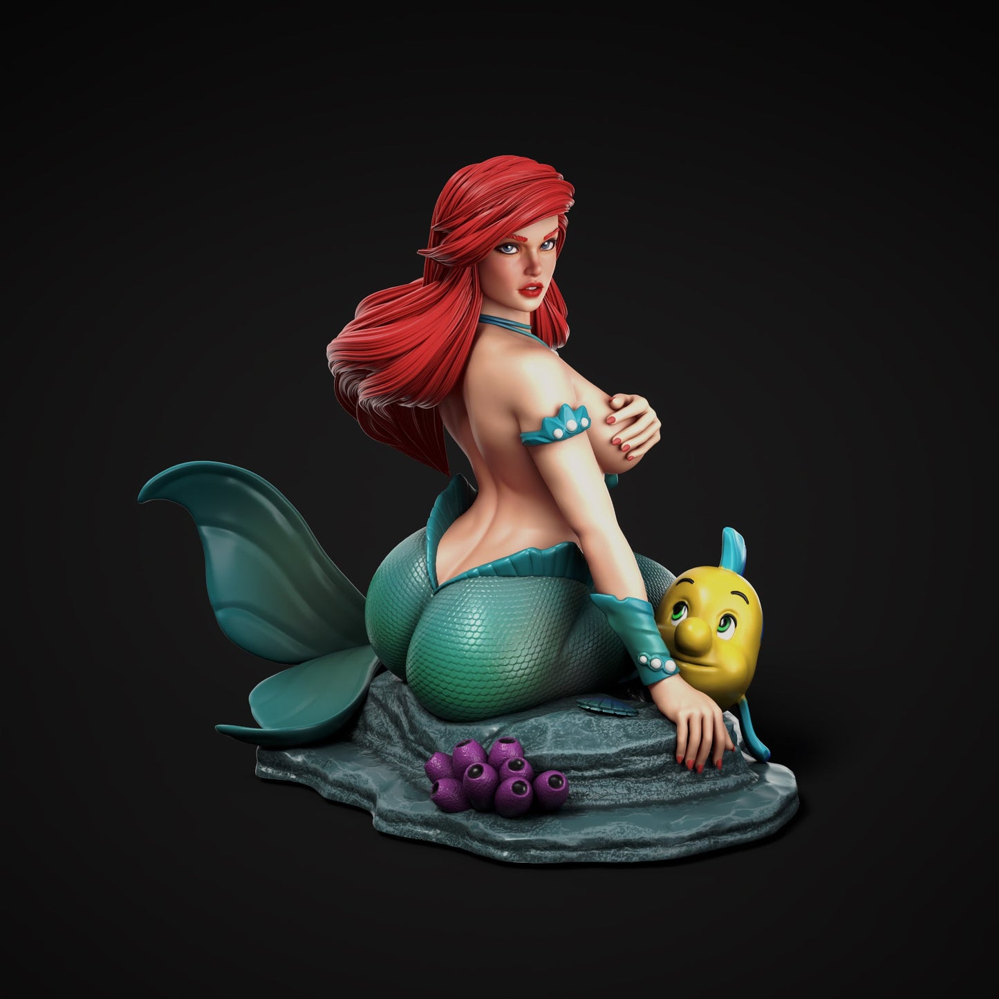 Mermaid Ariel - Abe3D - Dark Forge Arts