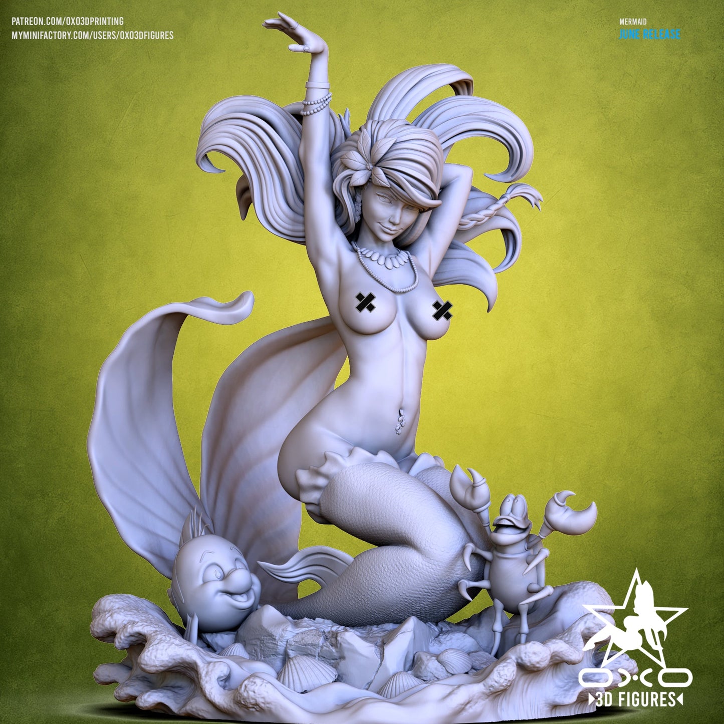 Mermaid - OXO3D - Dark Forge Arts