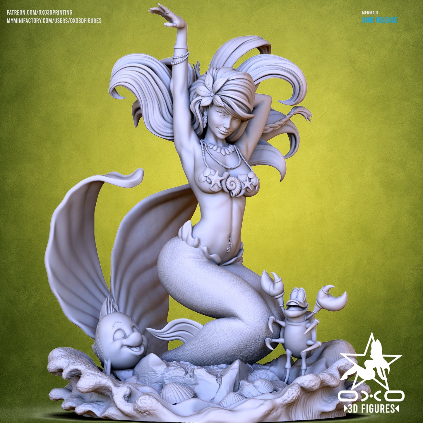 Mermaid - OXO3D - Dark Forge Arts