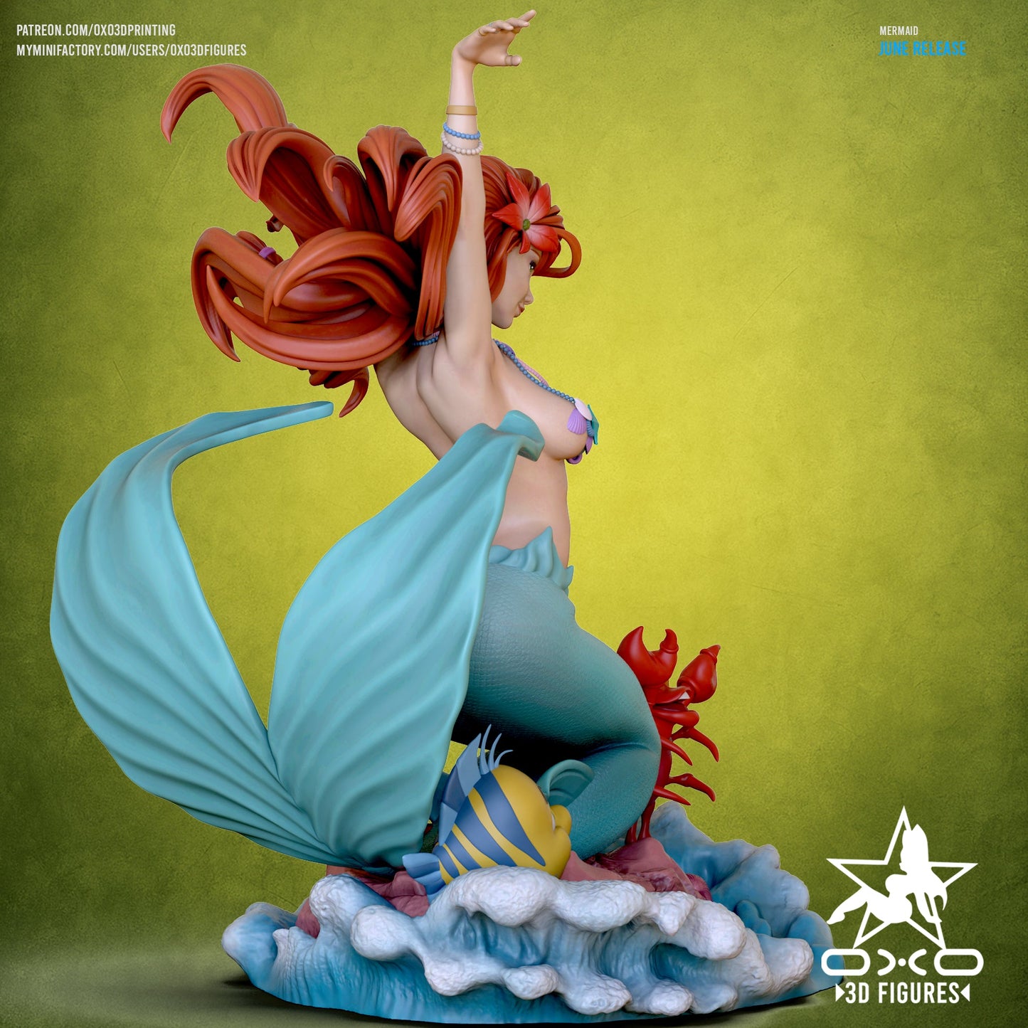 Mermaid - OXO3D - Dark Forge Arts