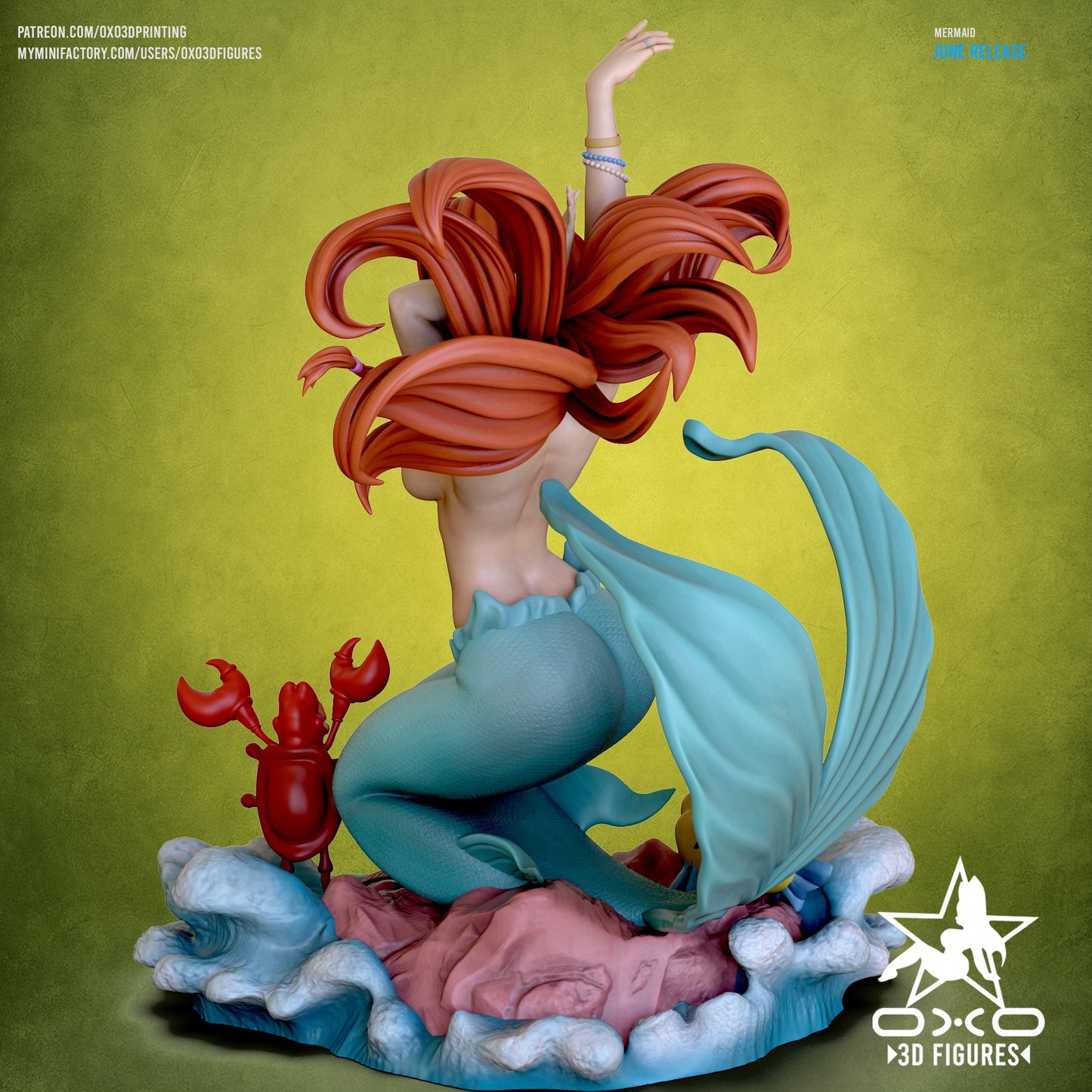 Mermaid - OXO3D - Dark Forge Arts
