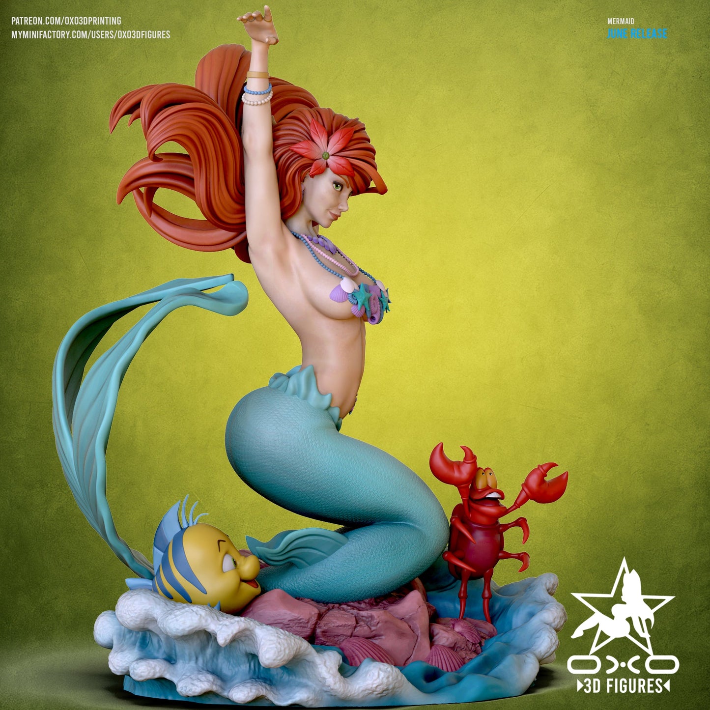 Mermaid - OXO3D - Dark Forge Arts