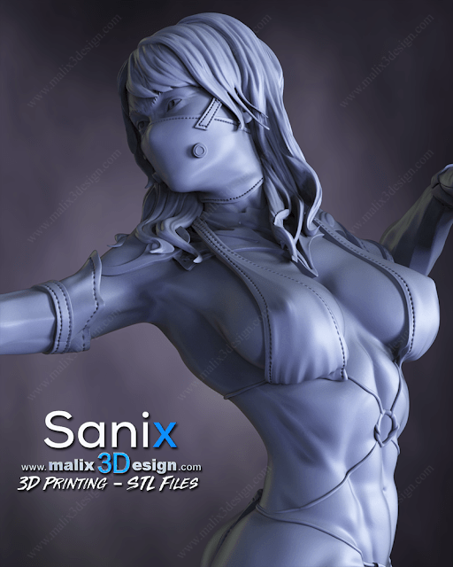 Mileena - Sanix3D - Dark Forge Arts