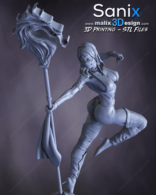 Mileena - Sanix3D - Dark Forge Arts