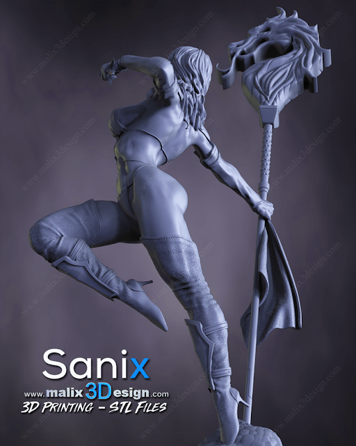 Mileena - Sanix3D - Dark Forge Arts