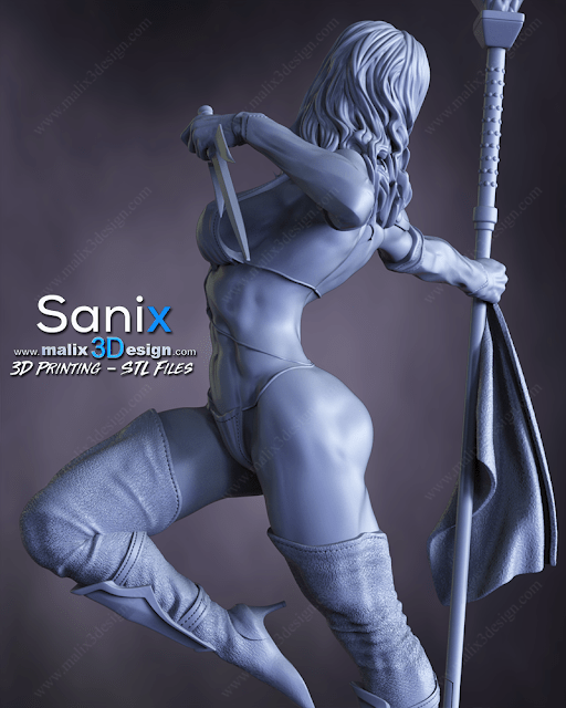 Mileena - Sanix3D - Dark Forge Arts