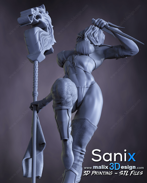 Mileena - Sanix3D - Dark Forge Arts