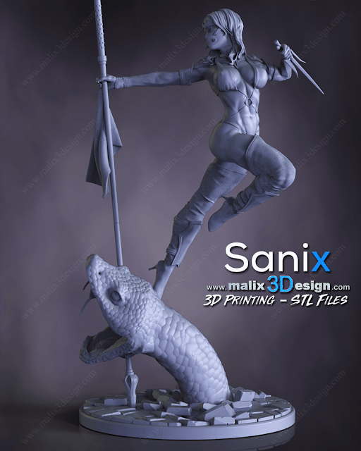 Mileena - Sanix3D - Dark Forge Arts
