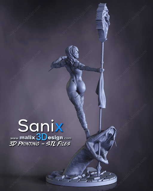 Mileena - Sanix3D - Dark Forge Arts