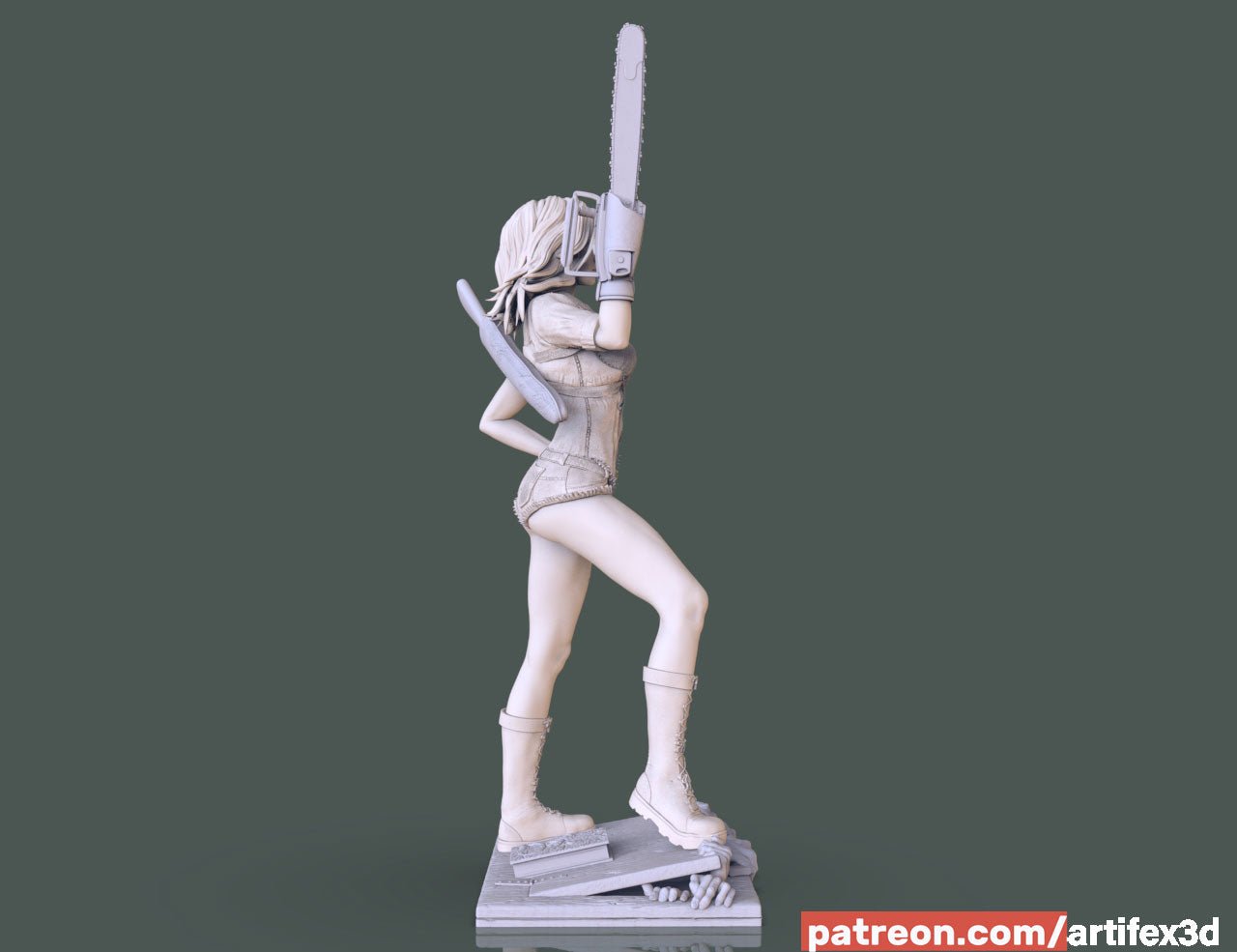 Miss Ash Evil Dead - Artifex3D - Dark Forge Arts