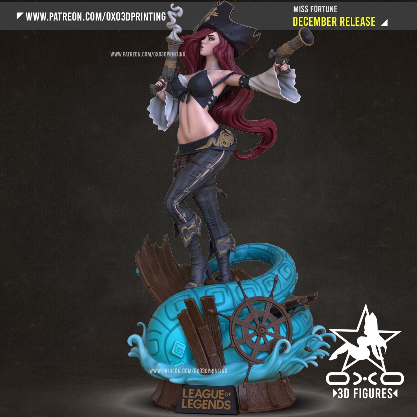 Miss Fortune - OXO3D - Dark Forge Arts