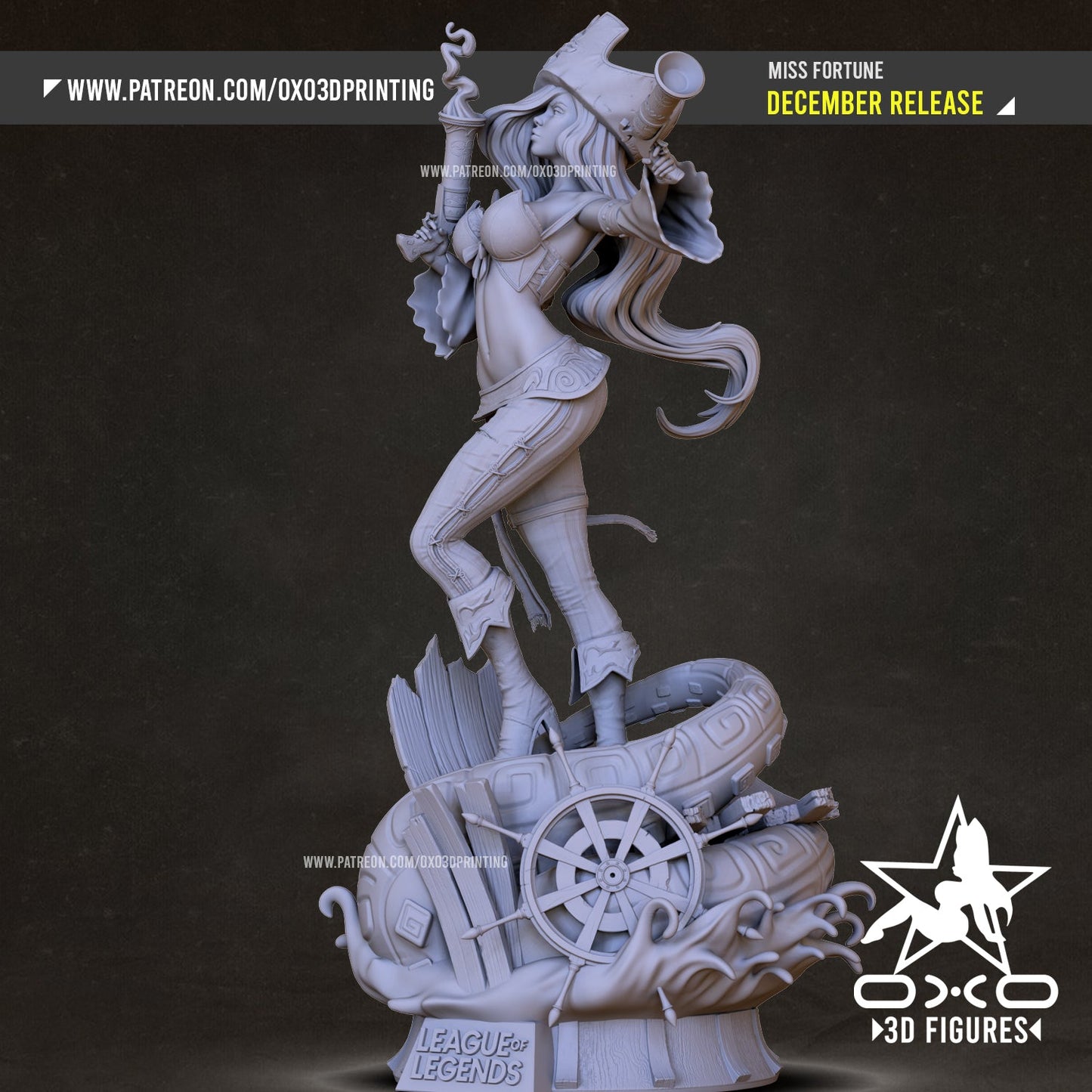 Miss Fortune - OXO3D - Dark Forge Arts