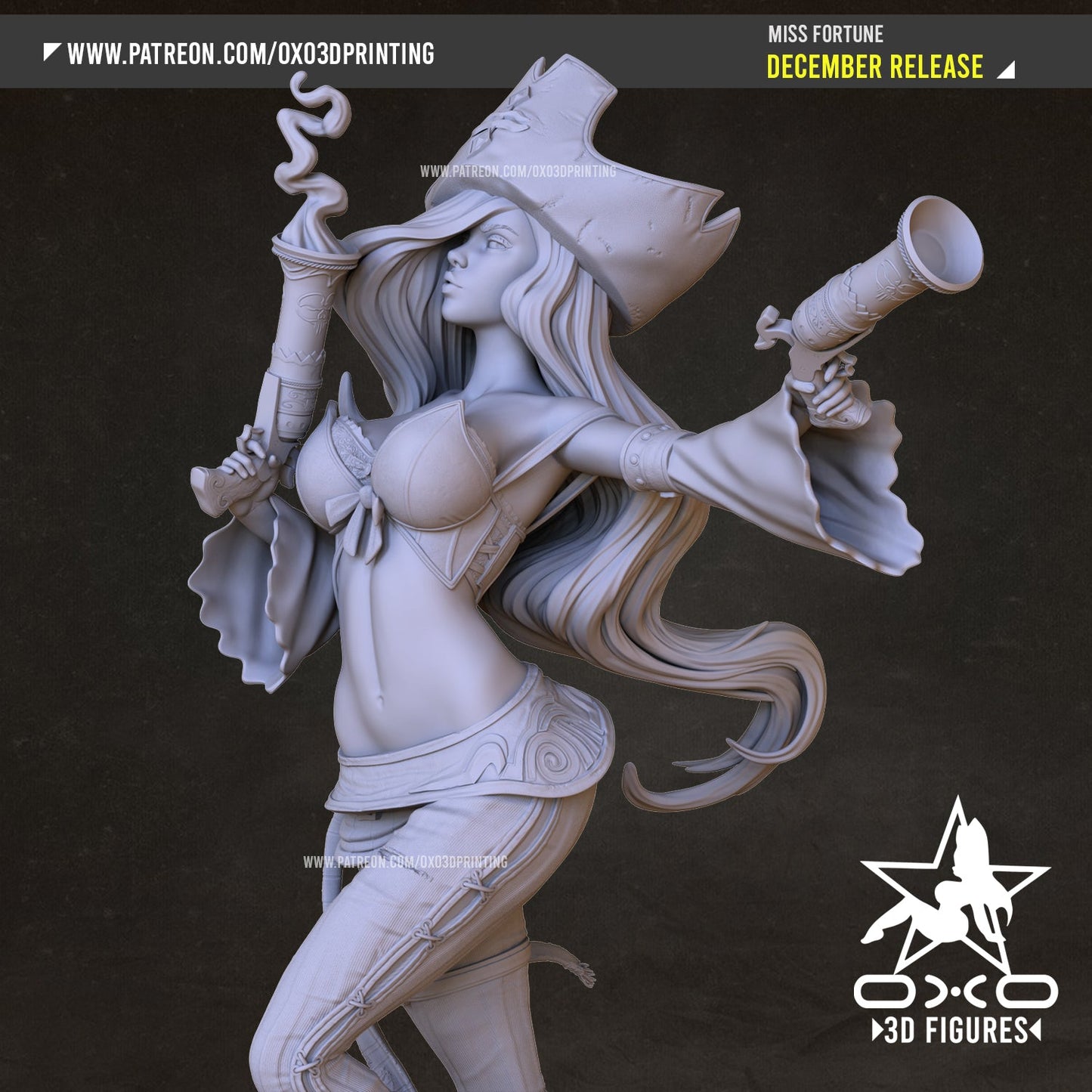 Miss Fortune - OXO3D - Dark Forge Arts