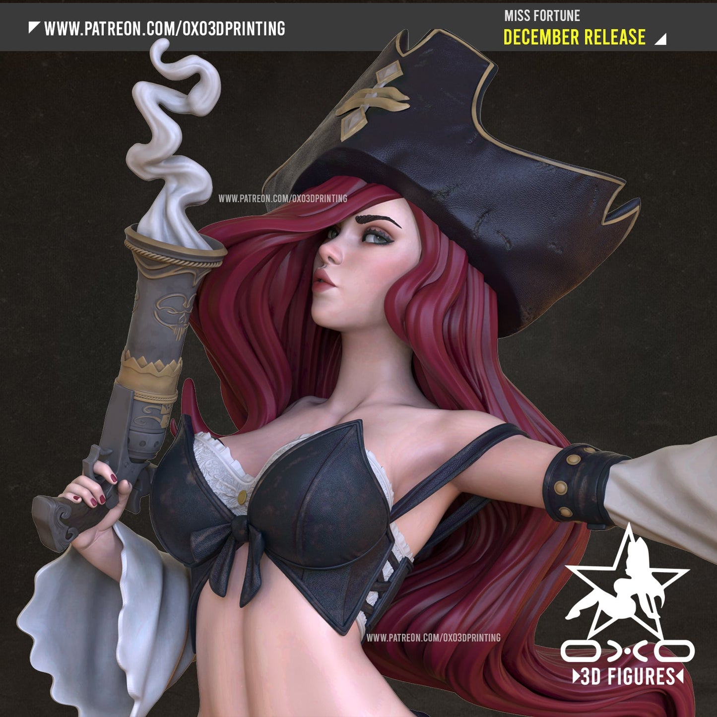 Miss Fortune - OXO3D - Dark Forge Arts