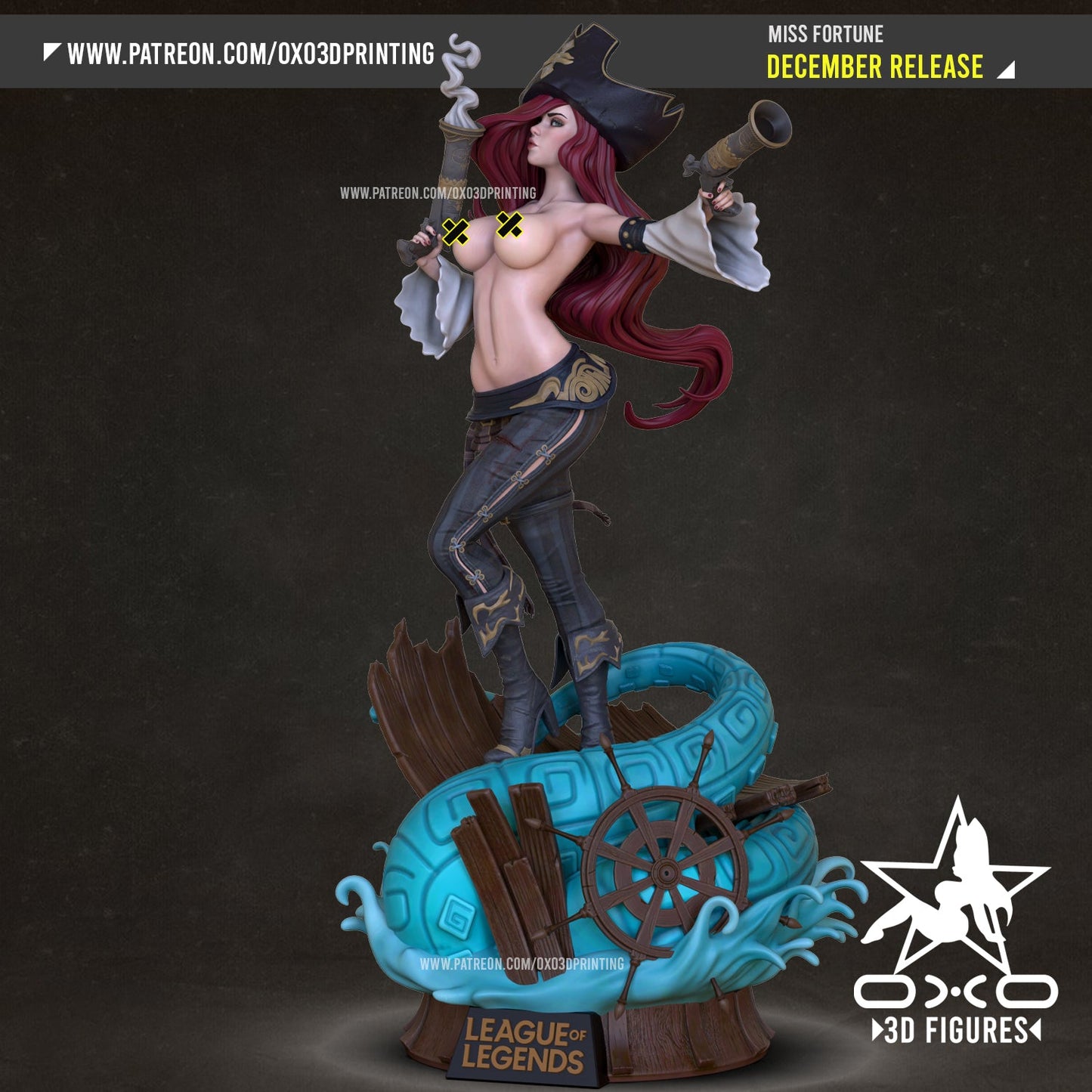 Miss Fortune - OXO3D - Dark Forge Arts
