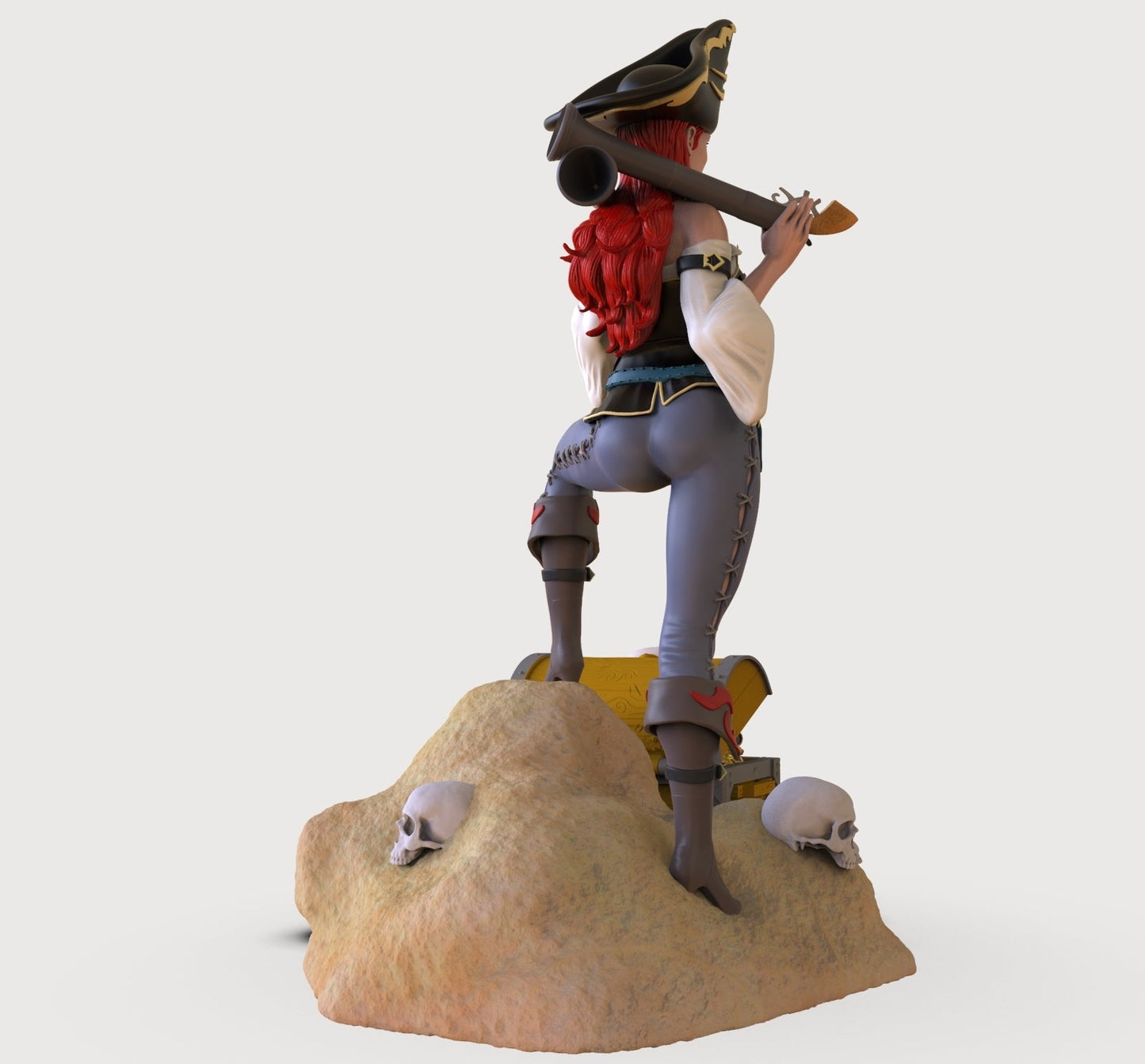 Miss Fortune Pirate Girl - Artifex3D - Dark Forge Arts