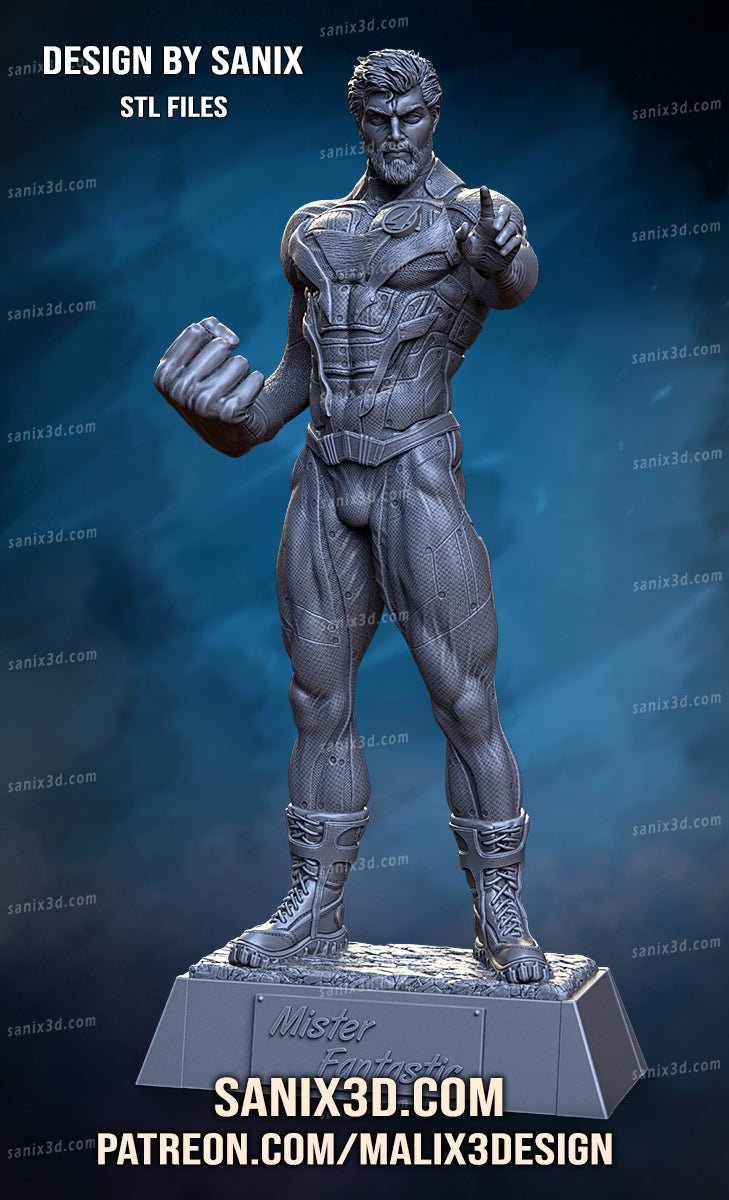 Mister Fantastic - Fantastic Four - Sanix3D - Dark Forge Arts