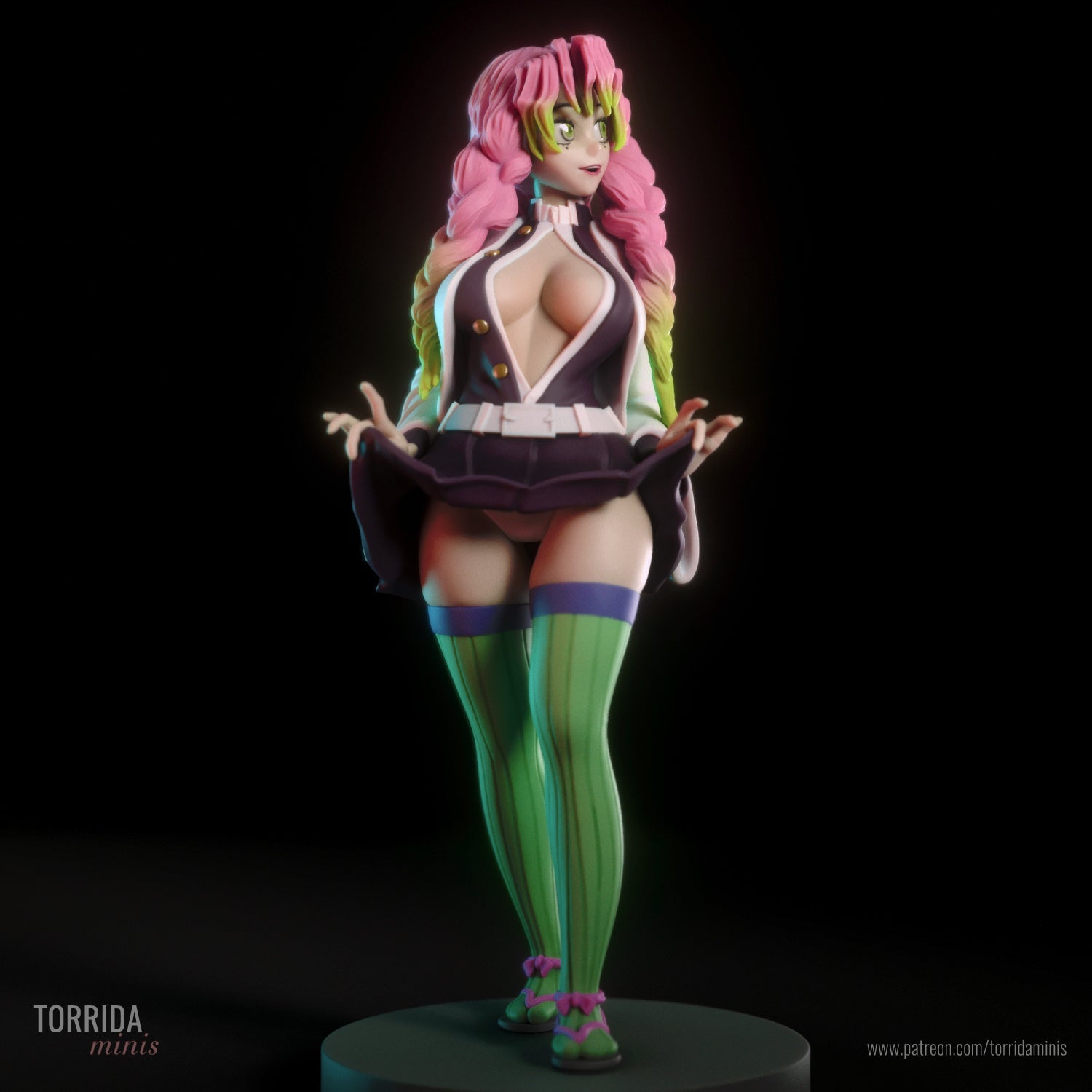 Mitsuri Kanroji - Torrida Minis - Dark Forge Arts