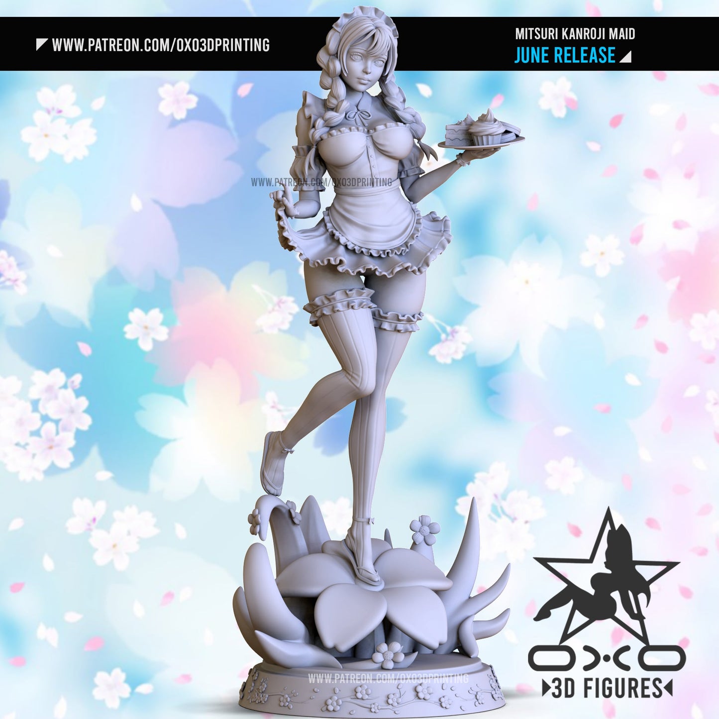 Mitsuri Maid - OXO3D - Dark Forge Arts