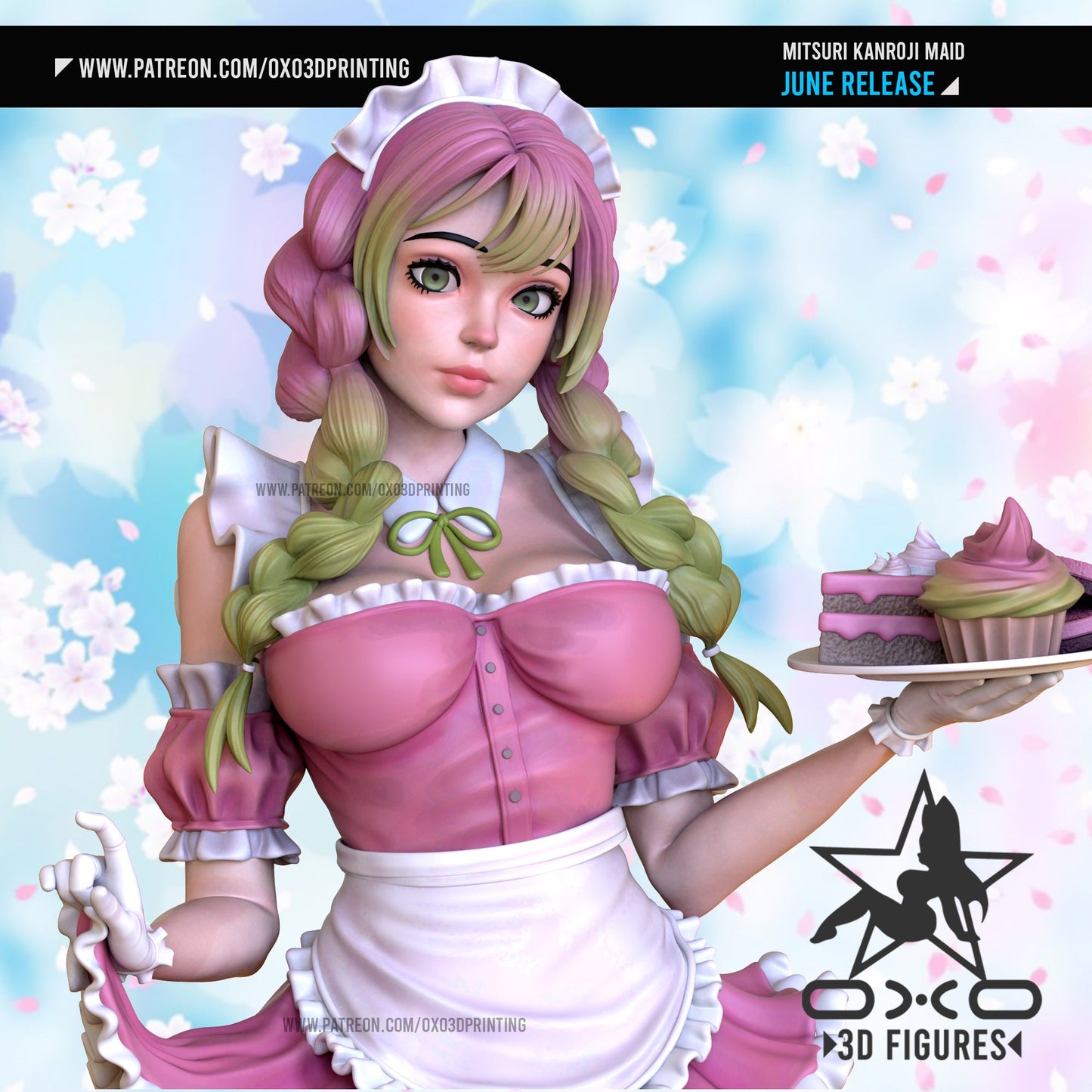 Mitsuri Maid - OXO3D - Dark Forge Arts