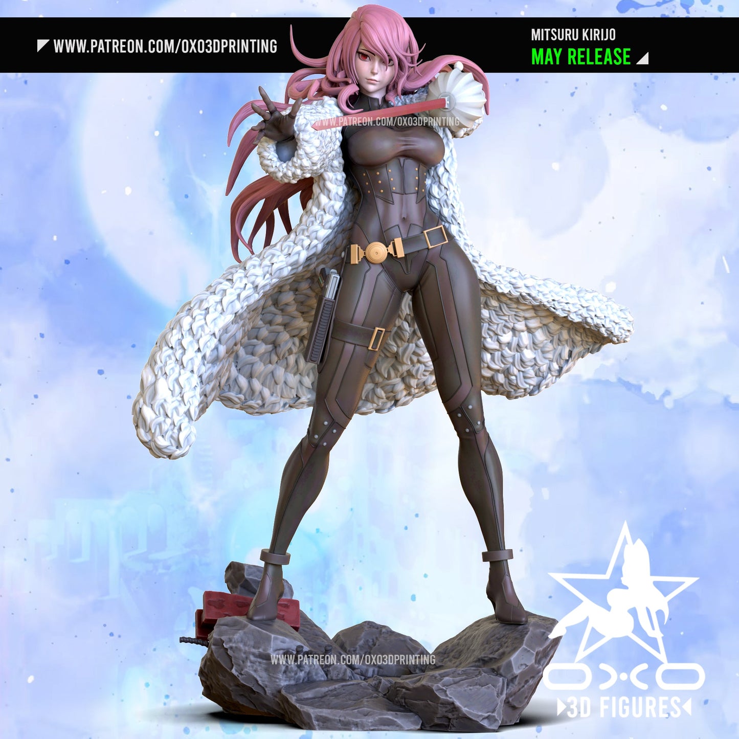 Mitsuru Kirijo - OXO3D - Dark Forge Arts