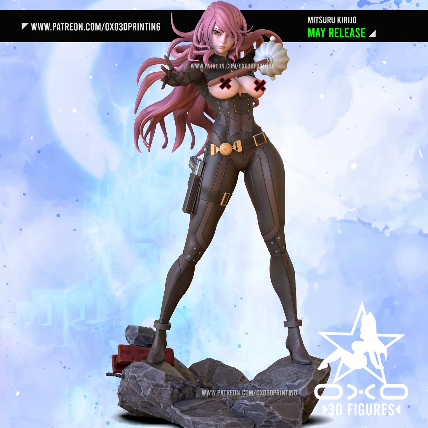 Mitsuru Kirijo - OXO3D - Dark Forge Arts