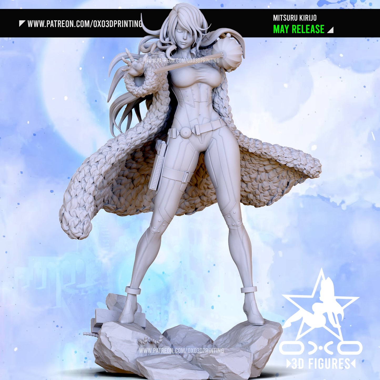 Mitsuru Kirijo - OXO3D - Dark Forge Arts