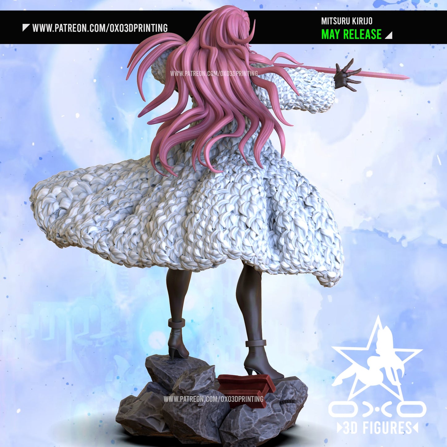 Mitsuru Kirijo - OXO3D - Dark Forge Arts