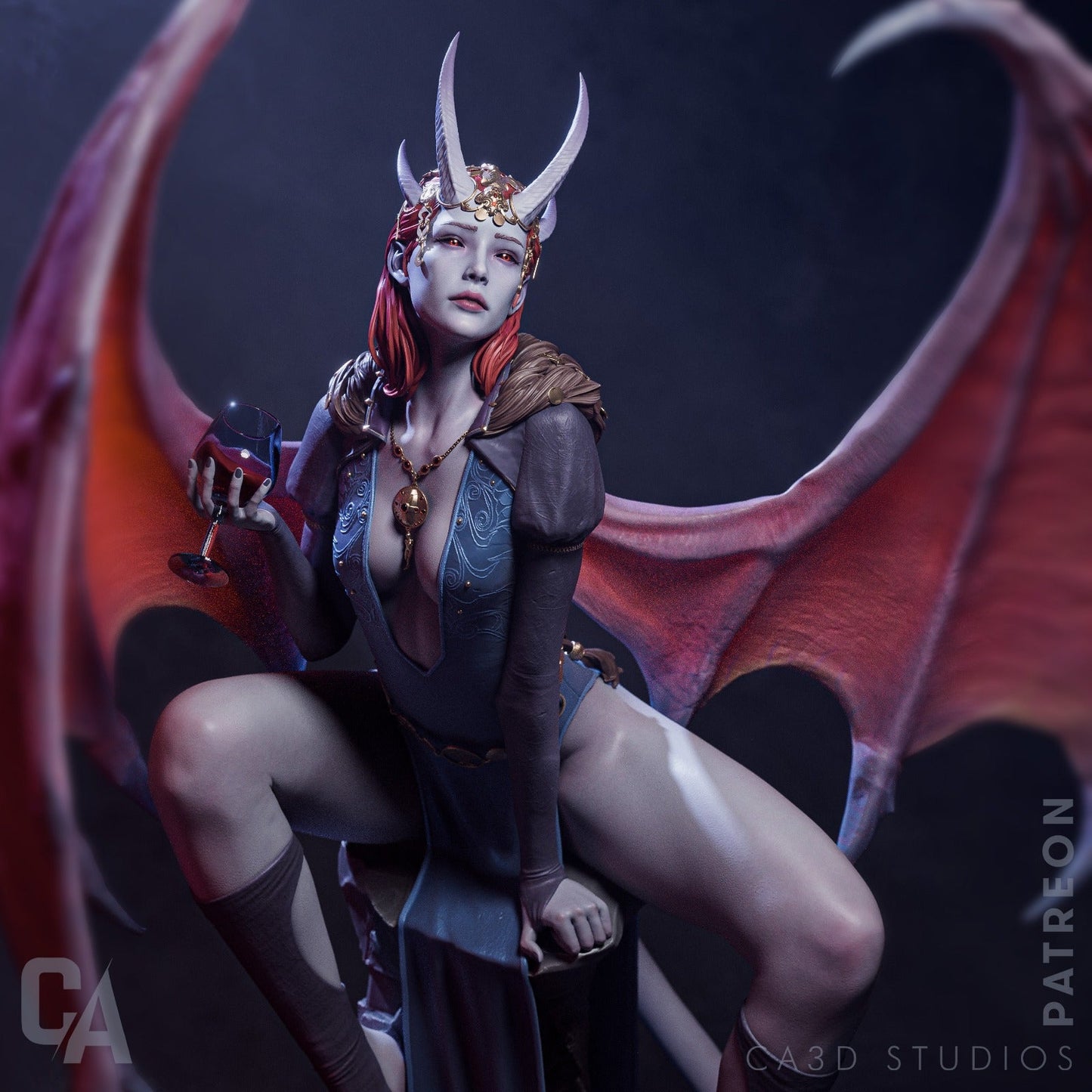 Mizora - CA 3D Studios - Dark Forge Arts