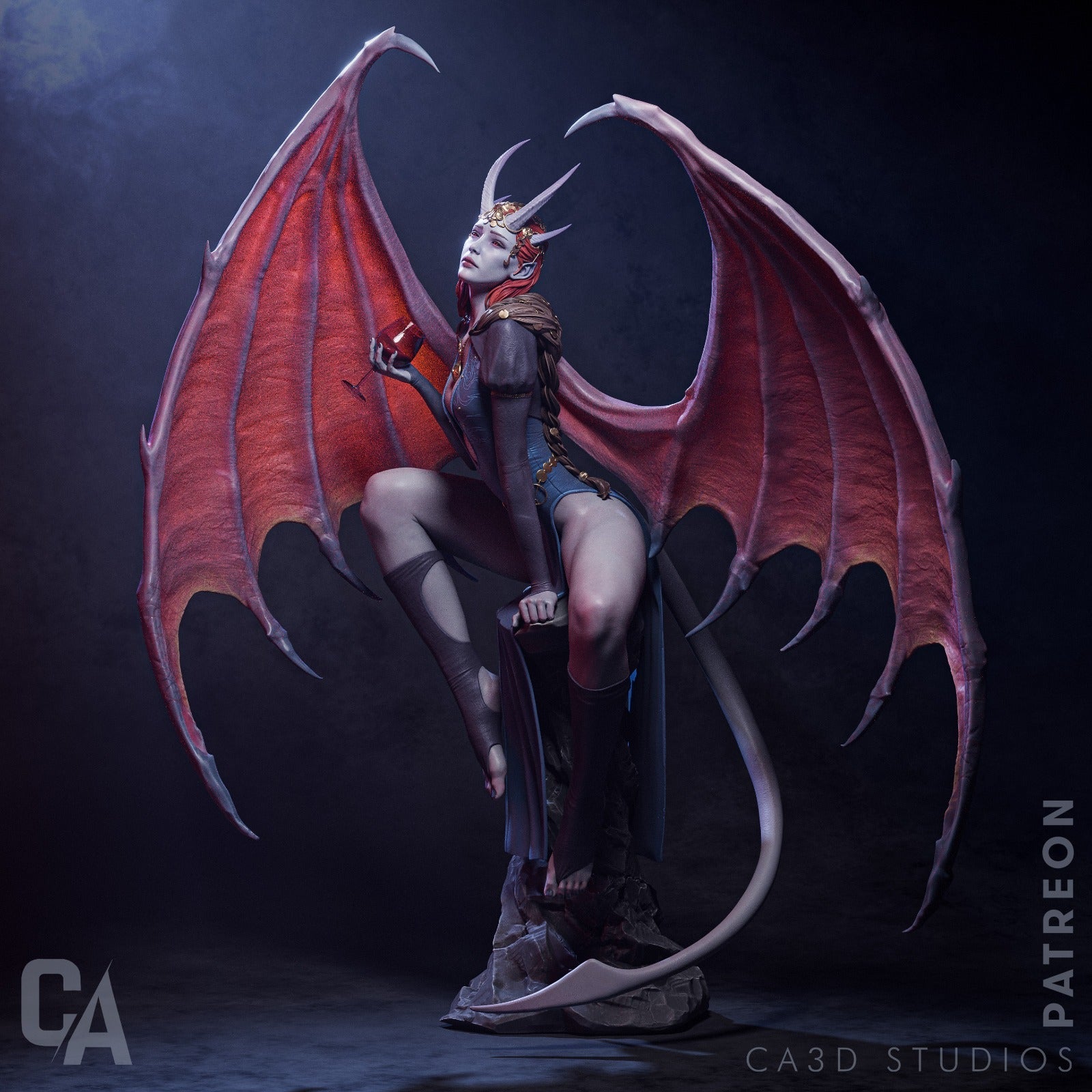 Mizora - CA 3D Studios - Dark Forge Arts