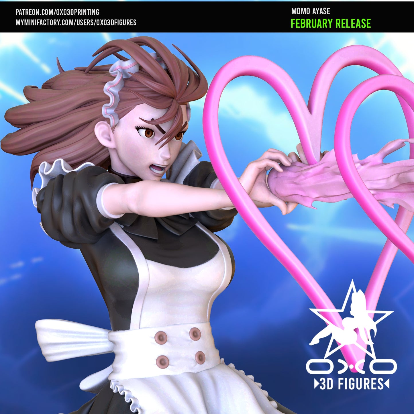 Momo Ayase - OXO3D - Dark Forge Arts