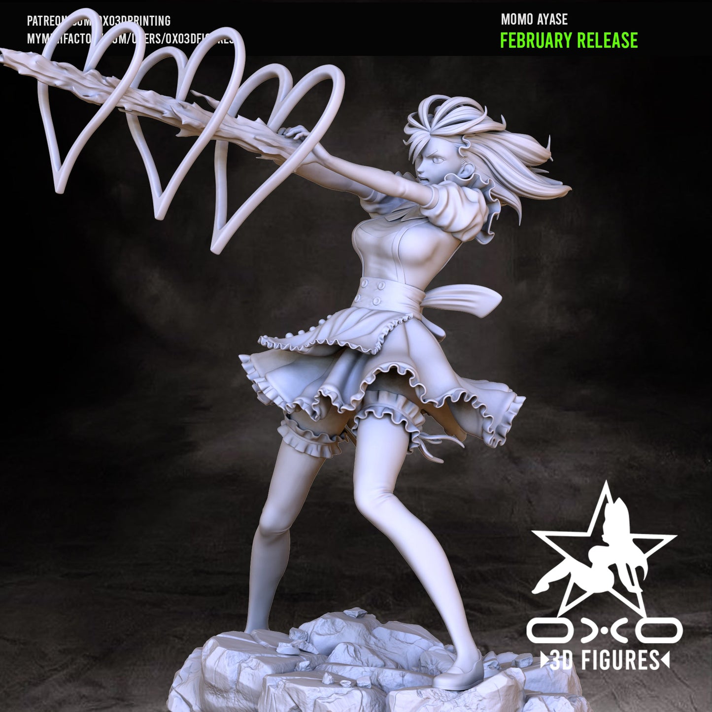 Momo Ayase - OXO3D - Dark Forge Arts
