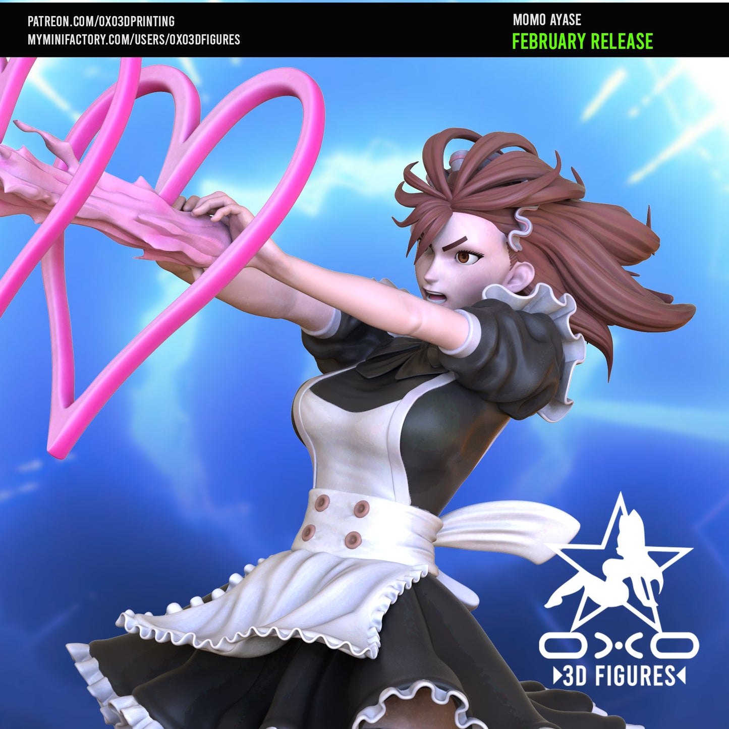 Momo Ayase - OXO3D - Dark Forge Arts