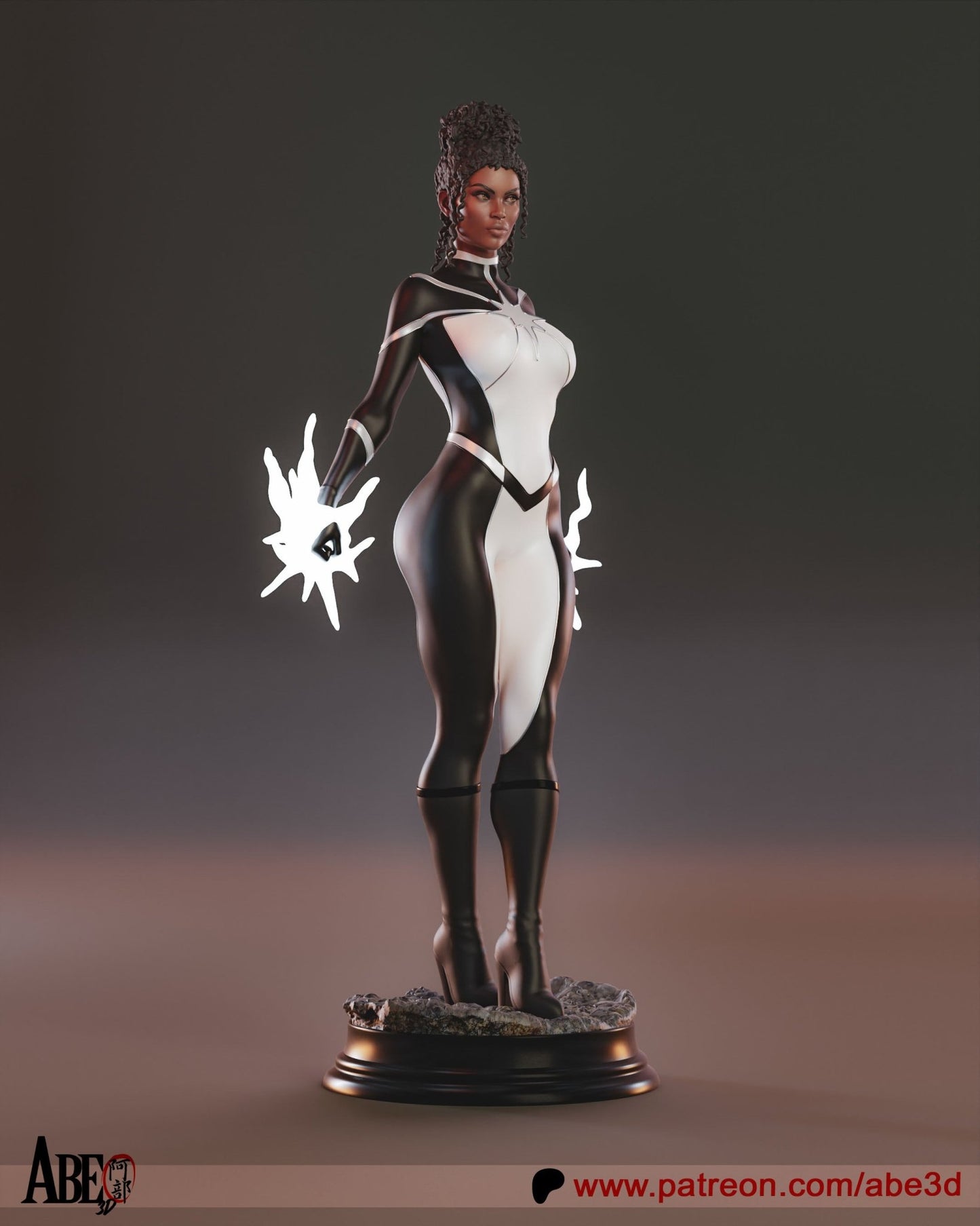 Monica Rambeau - Abe3D - Dark Forge Arts