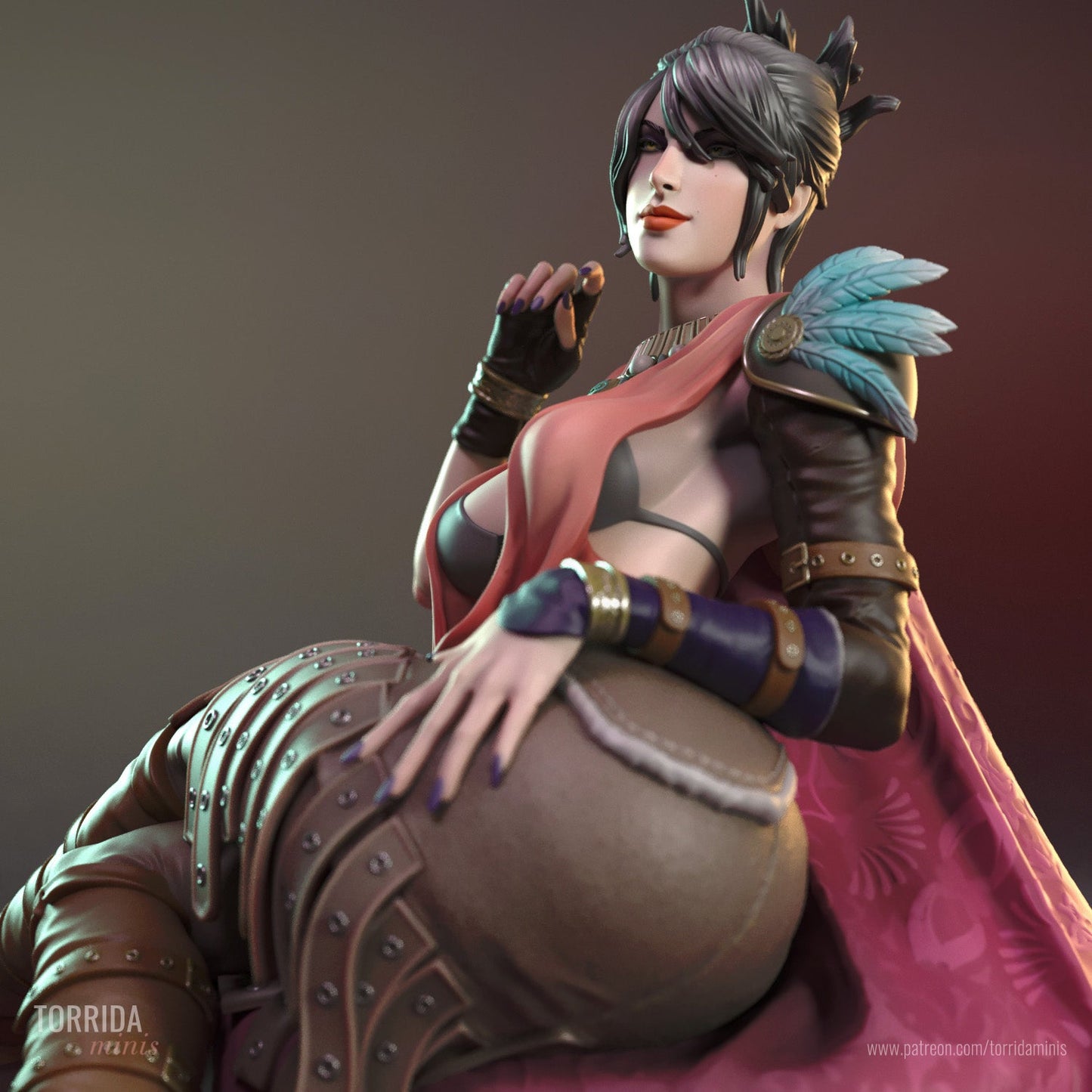 Morrigan Dragon Age - Torrida Minis - Dark Forge Arts