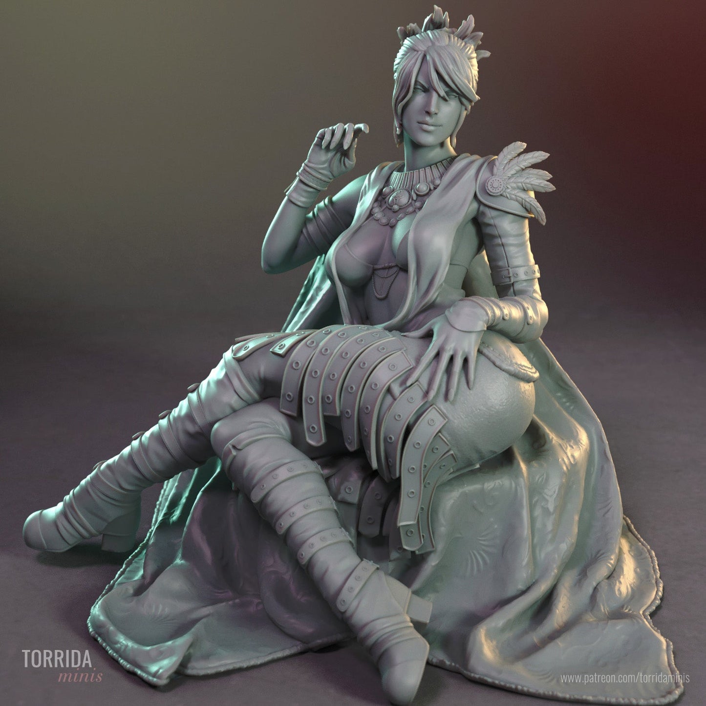 Morrigan Dragon Age - Torrida Minis - Dark Forge Arts