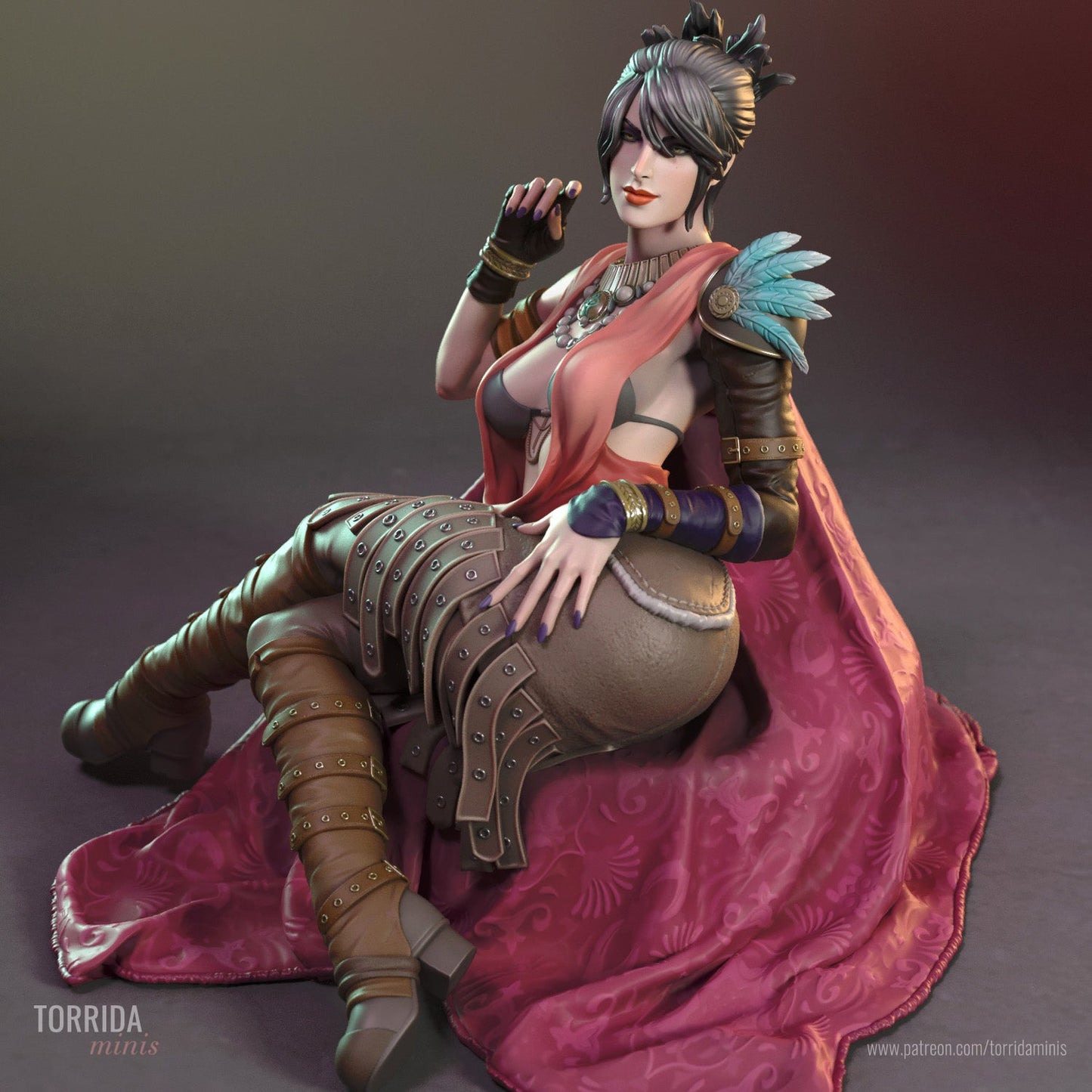 Morrigan Dragon Age - Torrida Minis - Dark Forge Arts