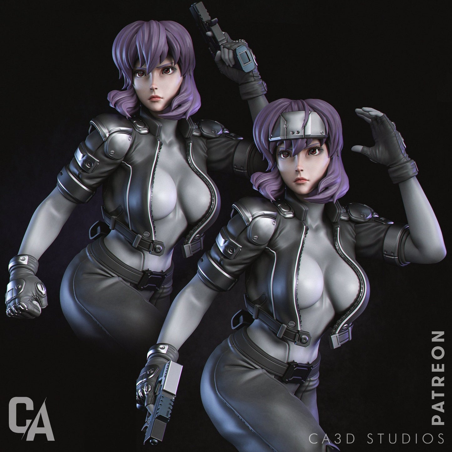 Motoko - CA 3D Studios - Dark Forge Arts