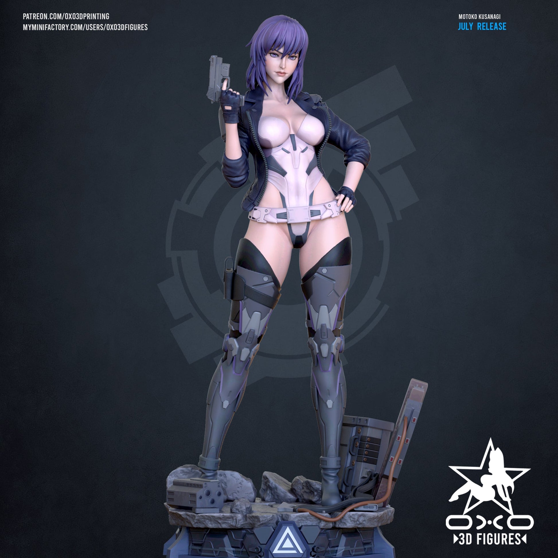 Motoko Kusanagi - OXO3D - Dark Forge Arts