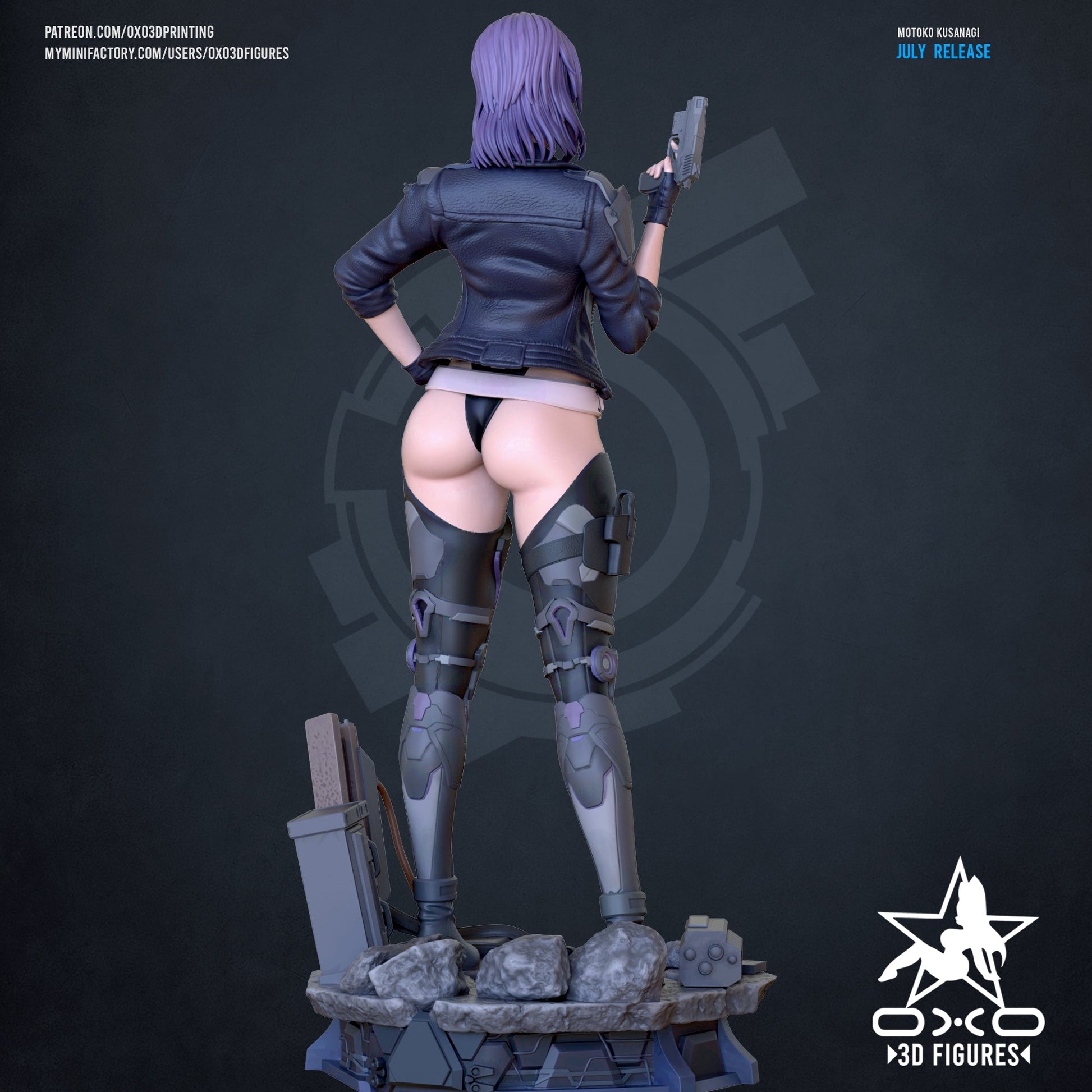 Motoko Kusanagi - OXO3D - Dark Forge Arts