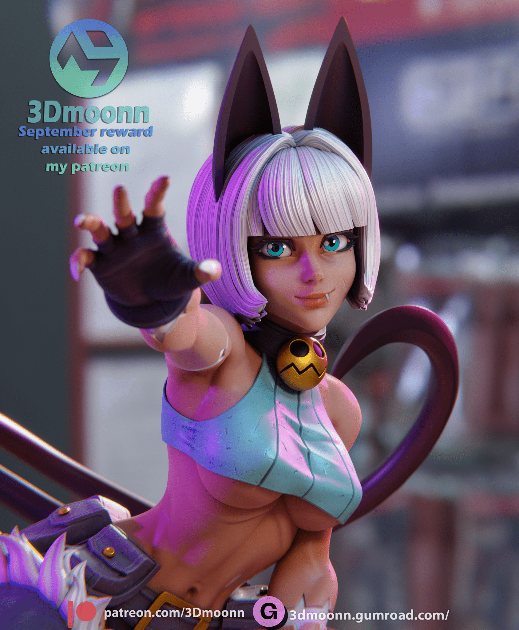 Ms Fortune - 3DMoonn - Dark Forge Arts