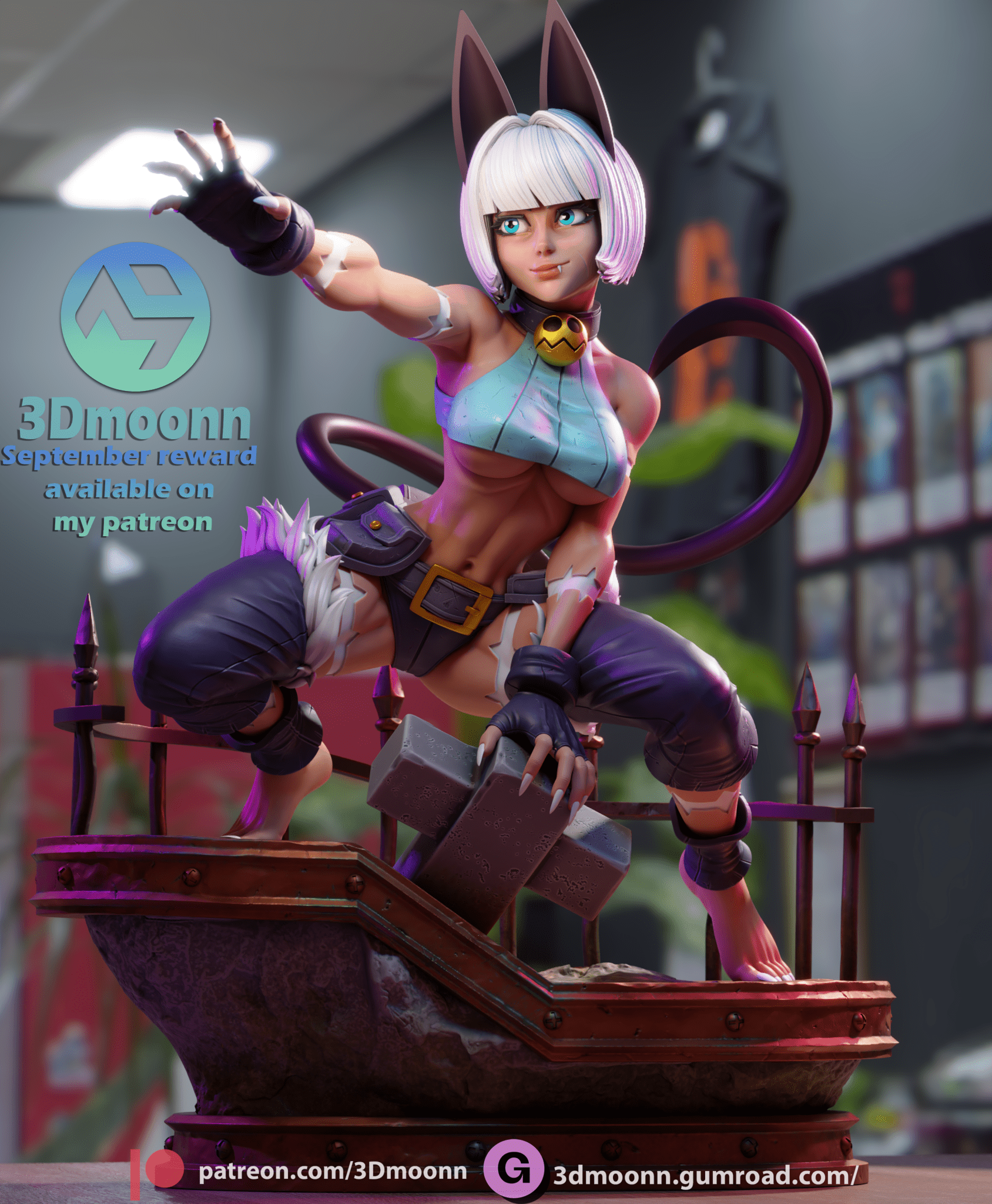 Ms Fortune - 3DMoonn - Dark Forge Arts