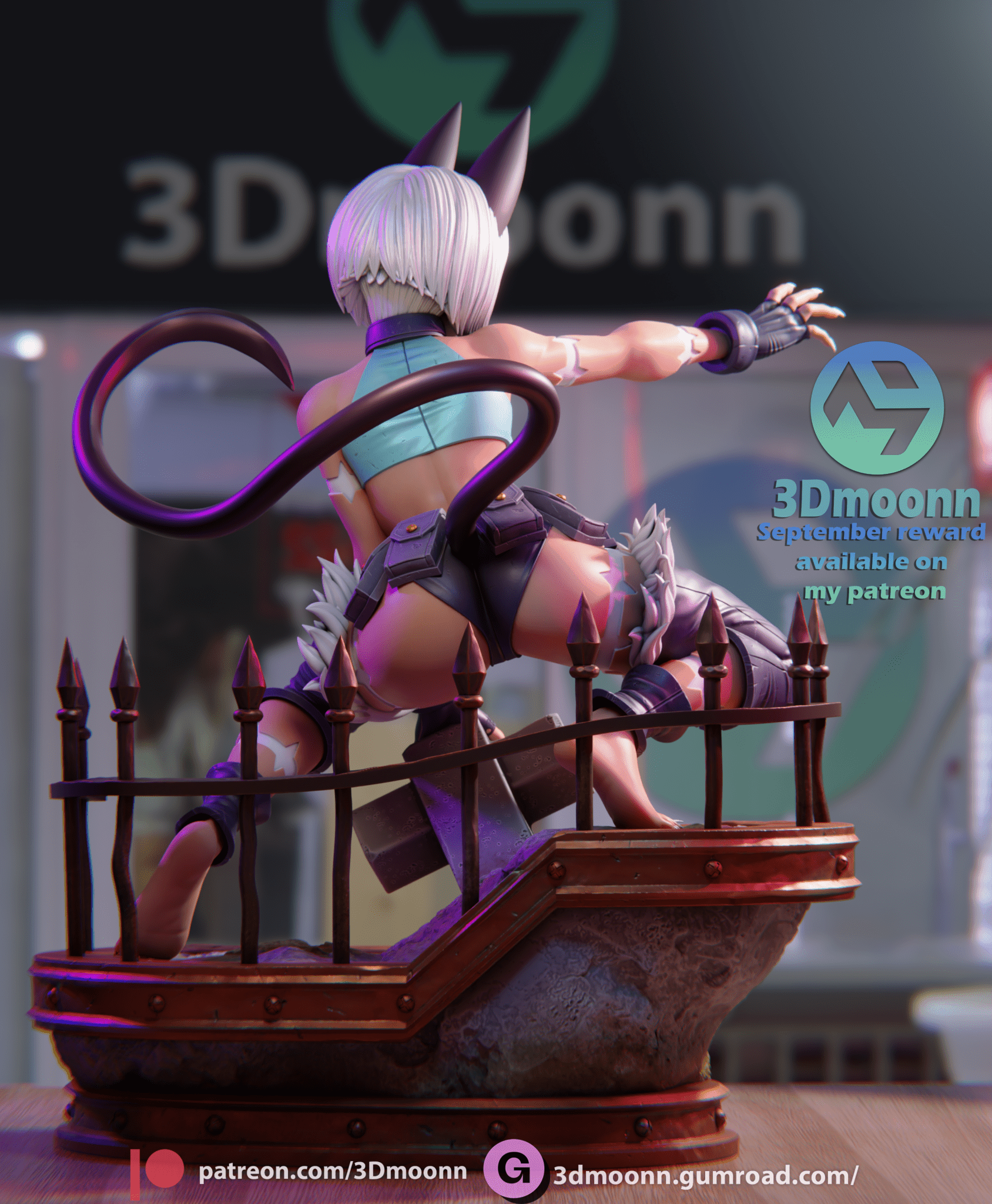 Ms Fortune - 3DMoonn - Dark Forge Arts