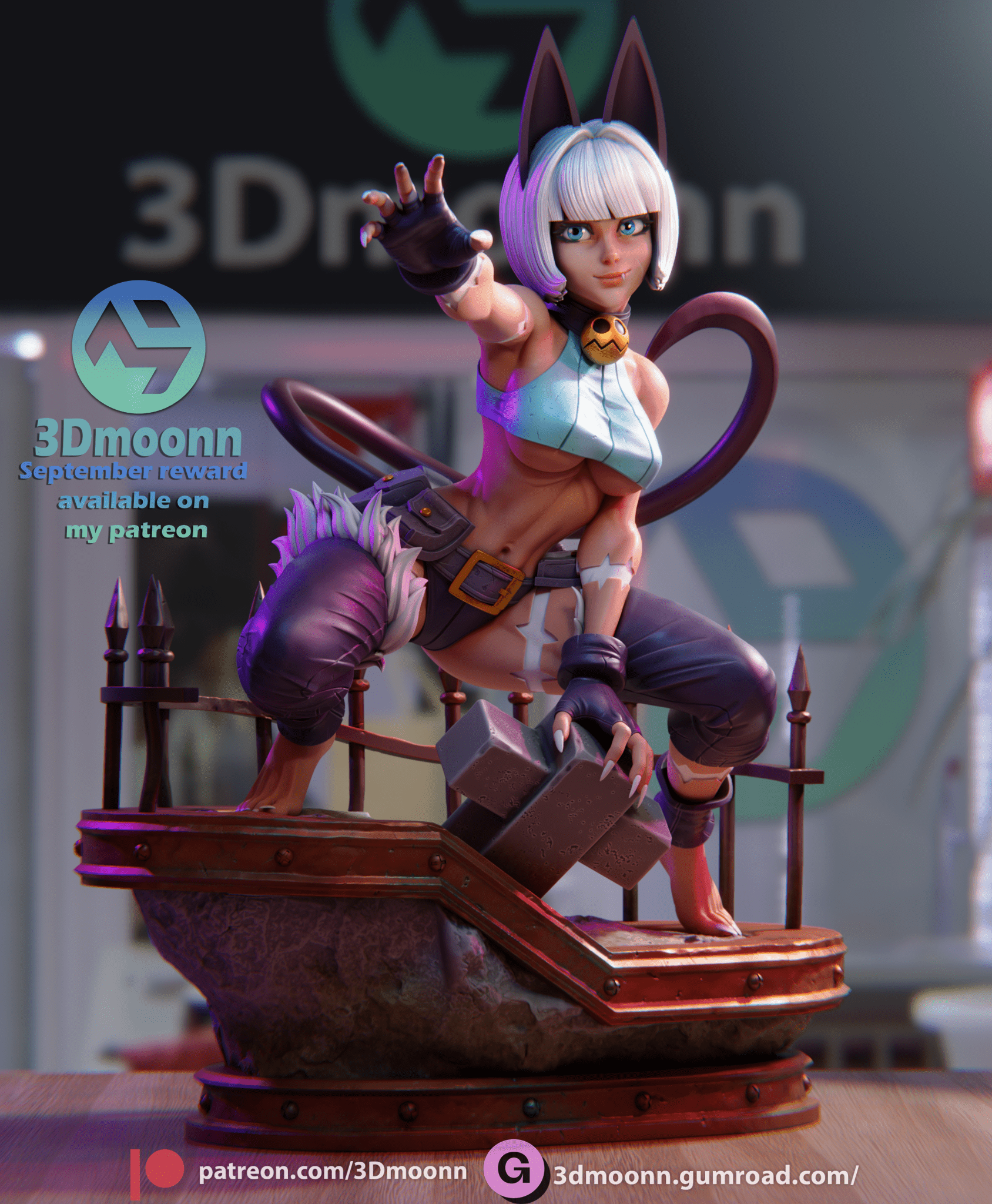 Ms Fortune - 3DMoonn - Dark Forge Arts