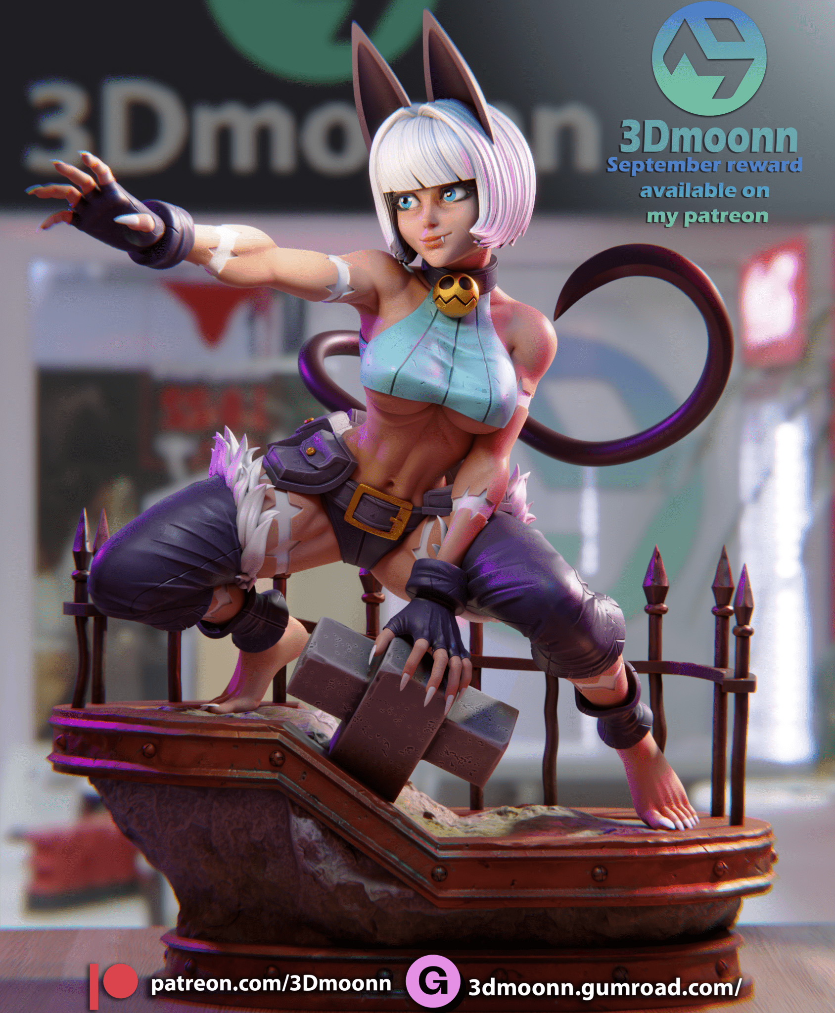Ms Fortune - 3DMoonn - Dark Forge Arts
