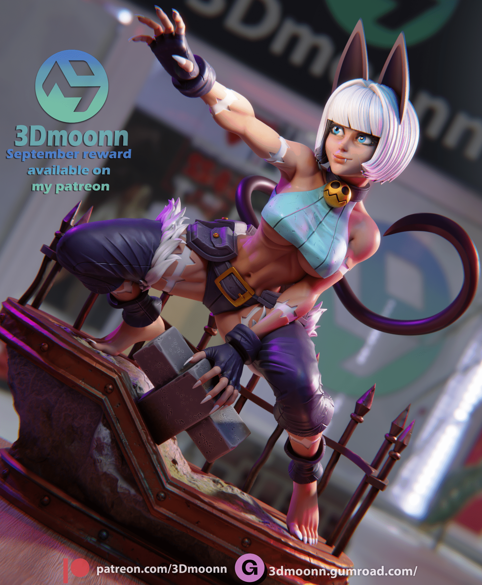 Ms Fortune - 3DMoonn - Dark Forge Arts