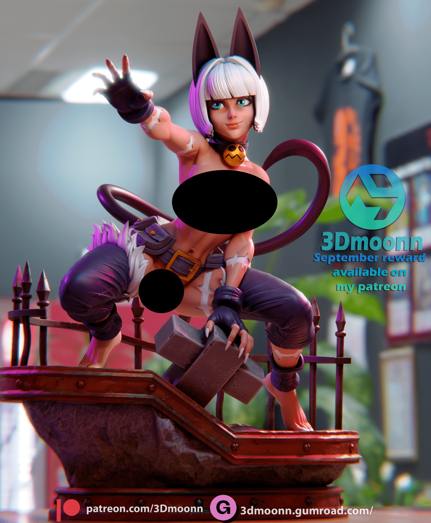 Ms Fortune - 3DMoonn - Dark Forge Arts