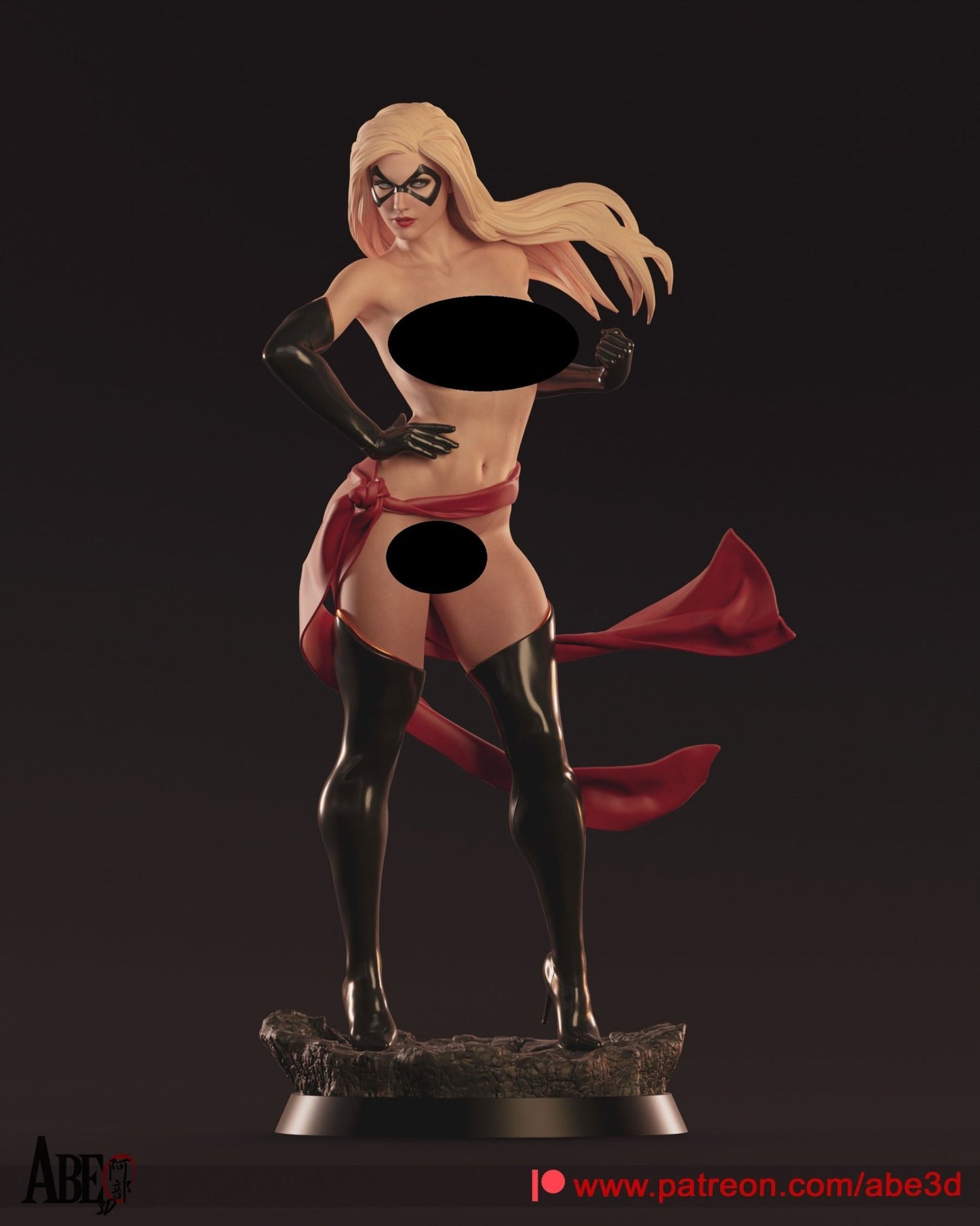 Ms. Marvel - Abe3D - Dark Forge Arts