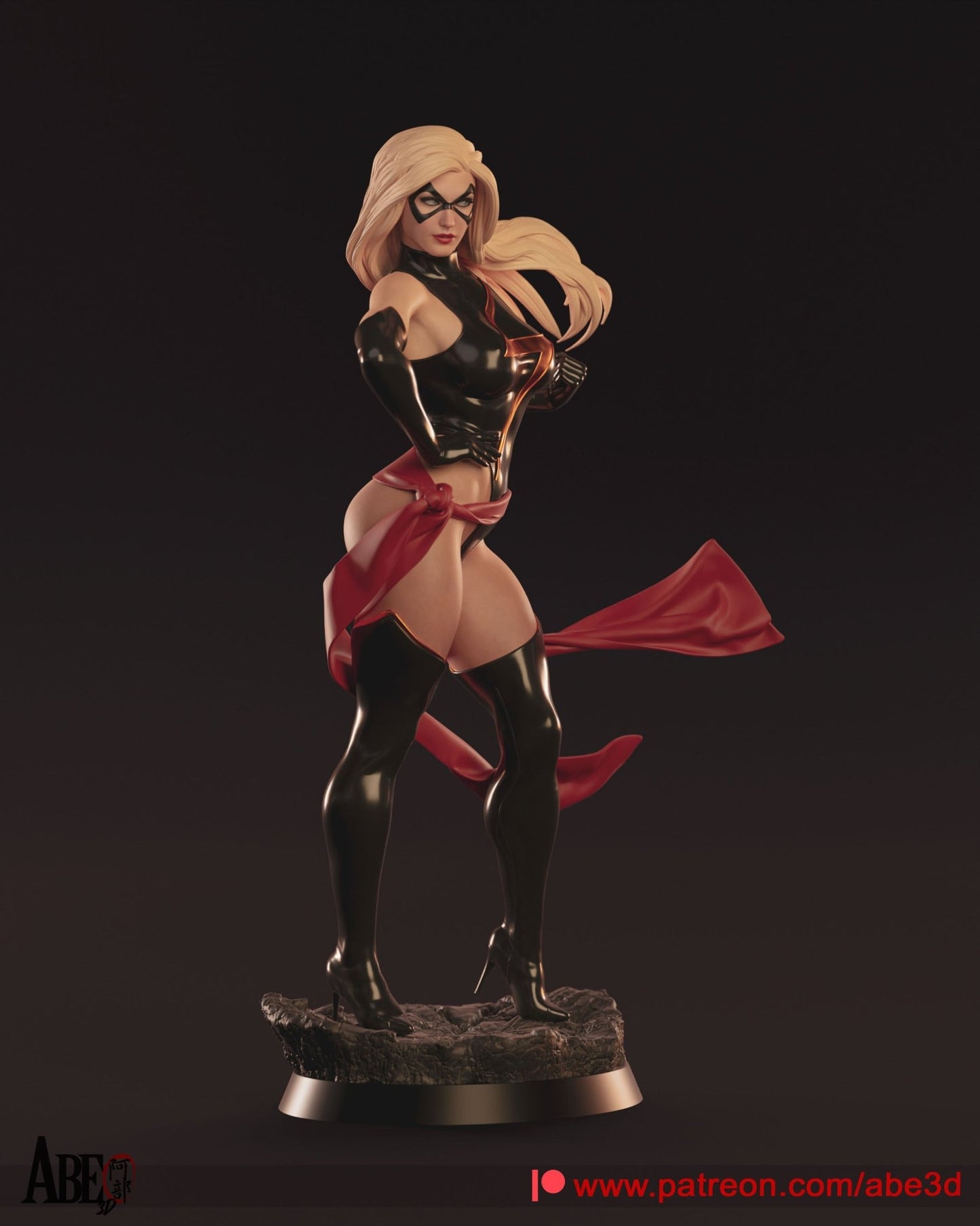 Ms. Marvel - Abe3D - Dark Forge Arts