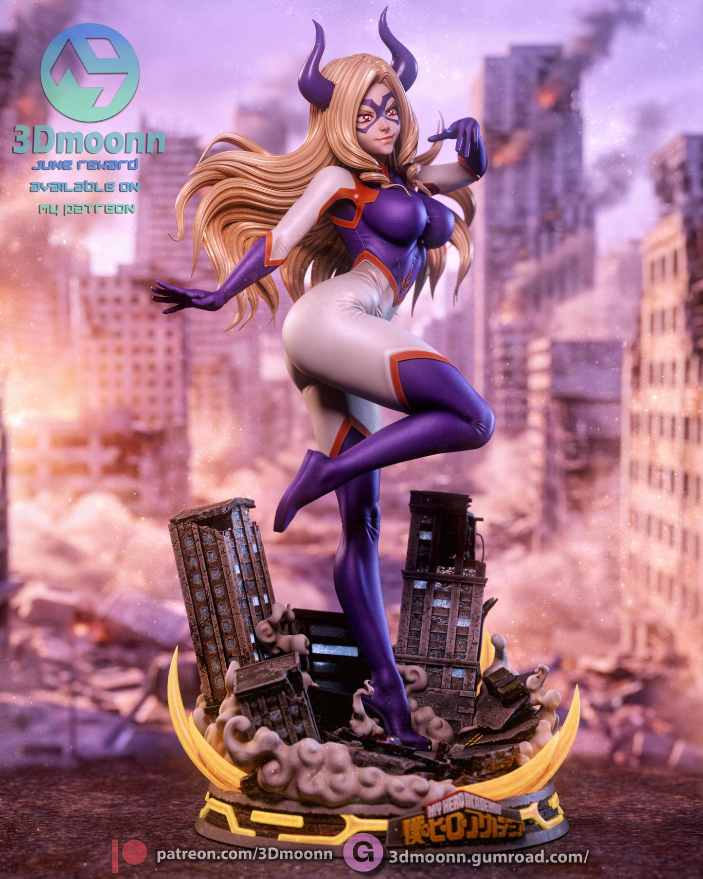 Mt. Lady - 3DMoonn - Dark Forge Arts